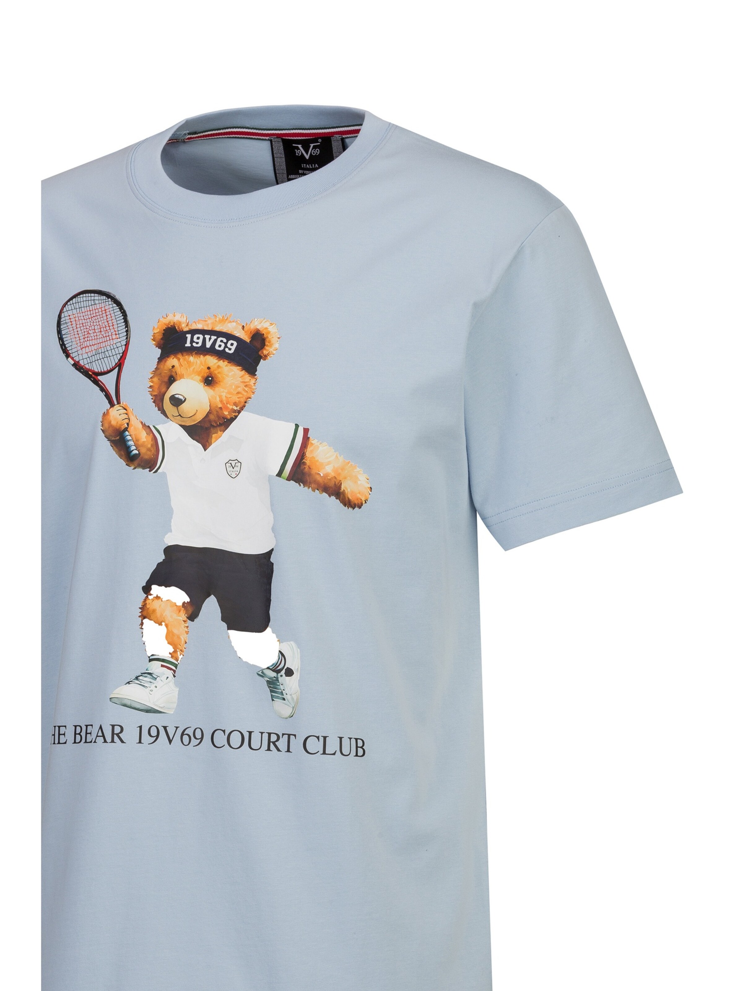 Maglietta 'Rafael Tennis Teddy' di 19V69 ITALIA in blu