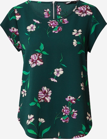 ONLY Blouse 'Vic' in Groen: voorkant