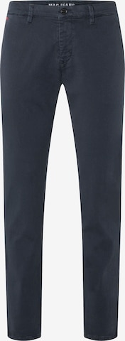 MAC Slimfit Chino in Blauw: voorkant