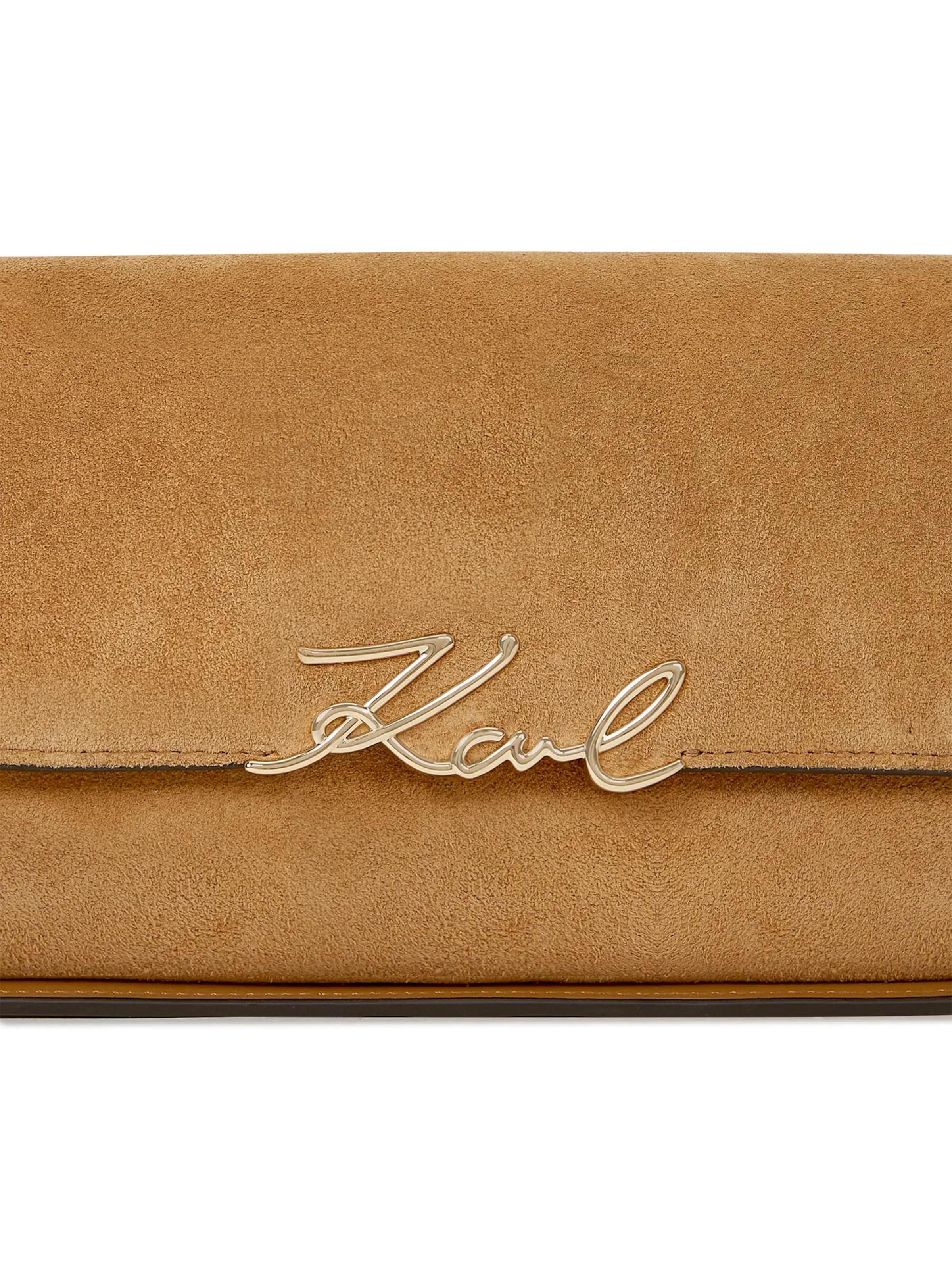 Karl Lagerfeld Schultertasche in Braun