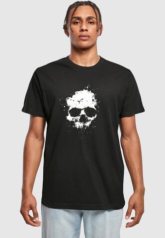 T-Shirt 'Artsy Skull' Mister Tee en noir : devant