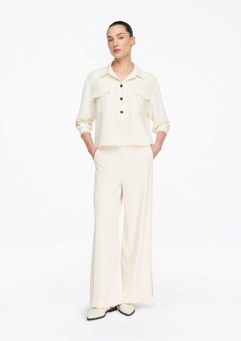 COMMA Wide Leg Hose in Beige