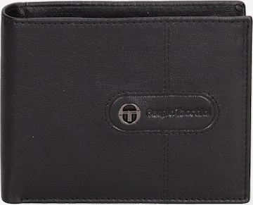 Portamonete di Sergio Tacchini in nero: frontale