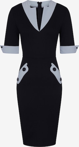 HotSquashKošulja haljina - crna boja: prednji dio