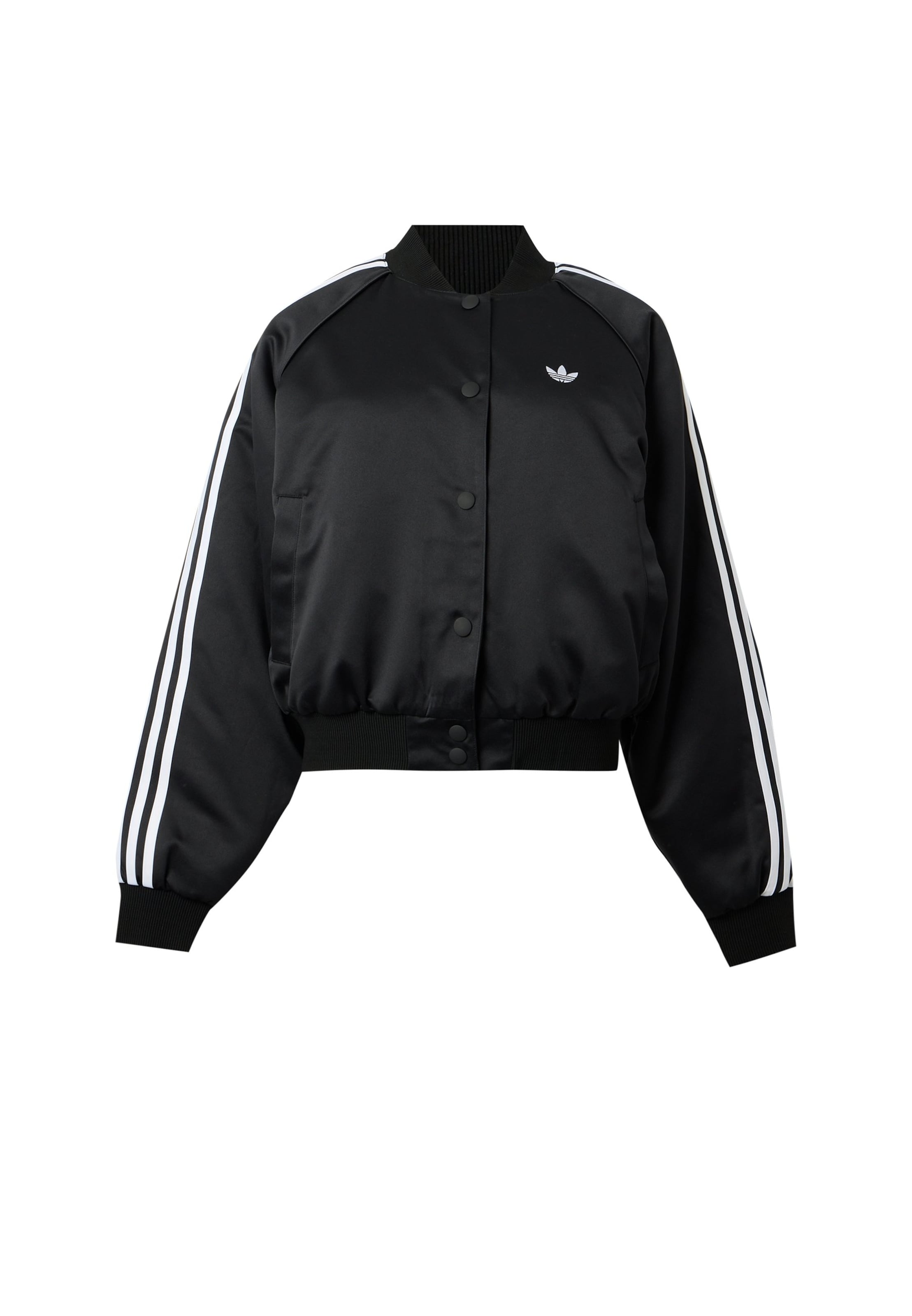 ADIDAS ORIGINALS Overgangsjakke 'SST' i XL i sort / hvid, Produktvisning