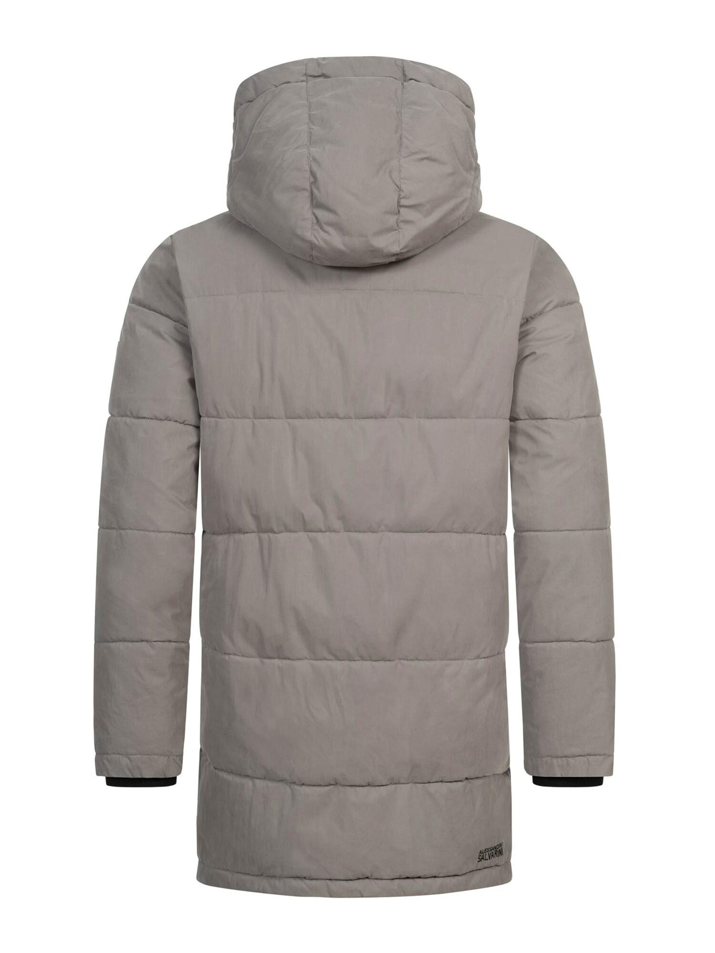 Alessandro Salvarini Winterjas 'AS458' in Grijs