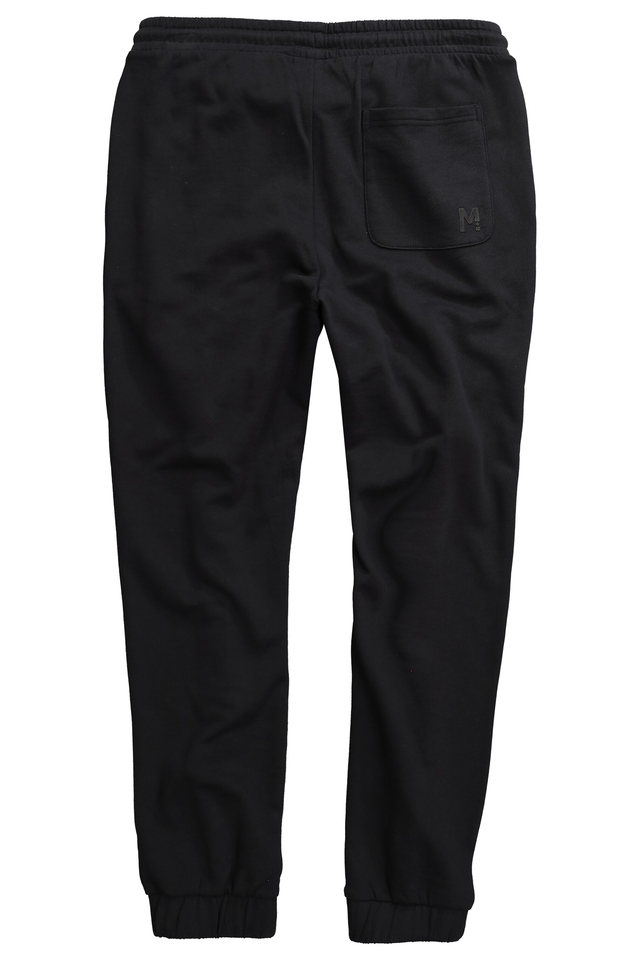 Men Plus Tapered Broek in Zwart