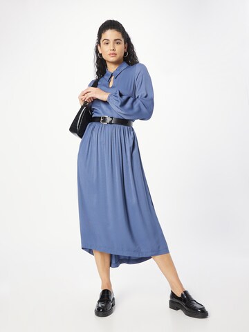 Kaffe Shirt Dress 'Amilia' in Blue