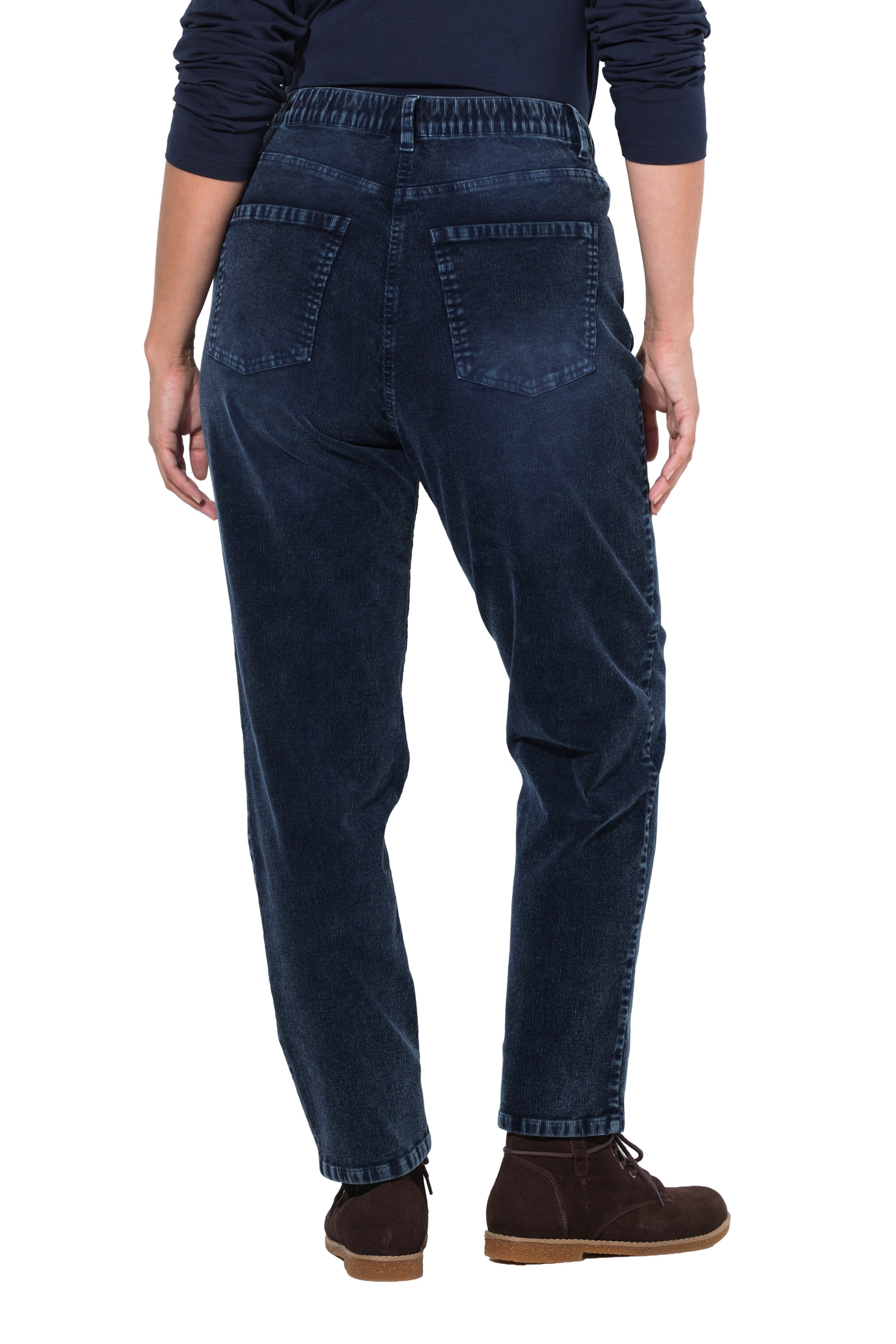 Ulla Popken Regular Broek in Blauw