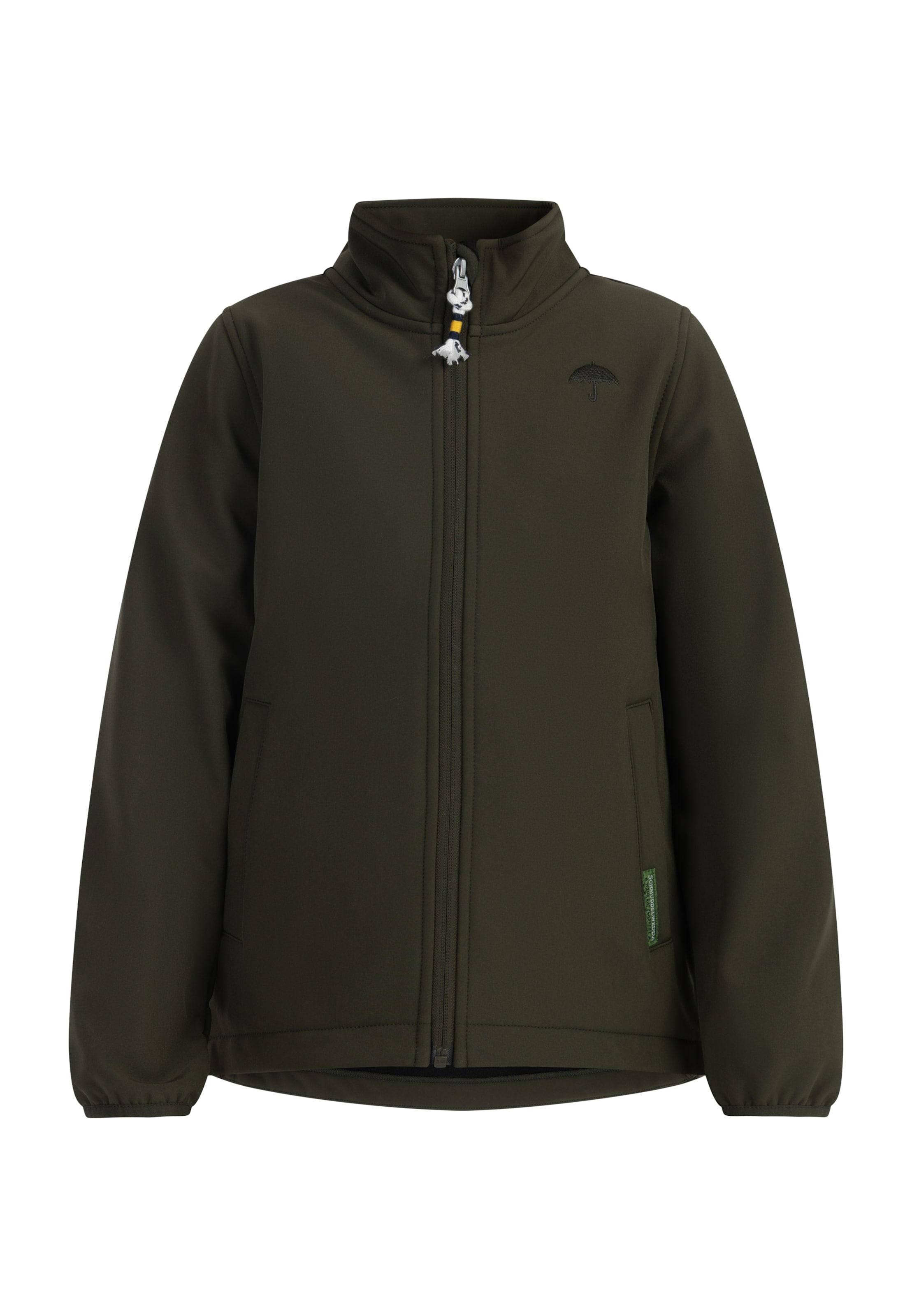 Schmuddelwedda Functionele jas in Groen: voorkant