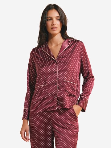 ETAM Schlafshirt 'Artlight' in Rot: Vorderseite
