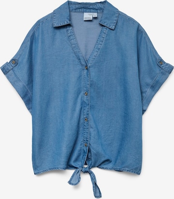 VERO MODABluza 'FLEUR' - plava boja: prednji dio