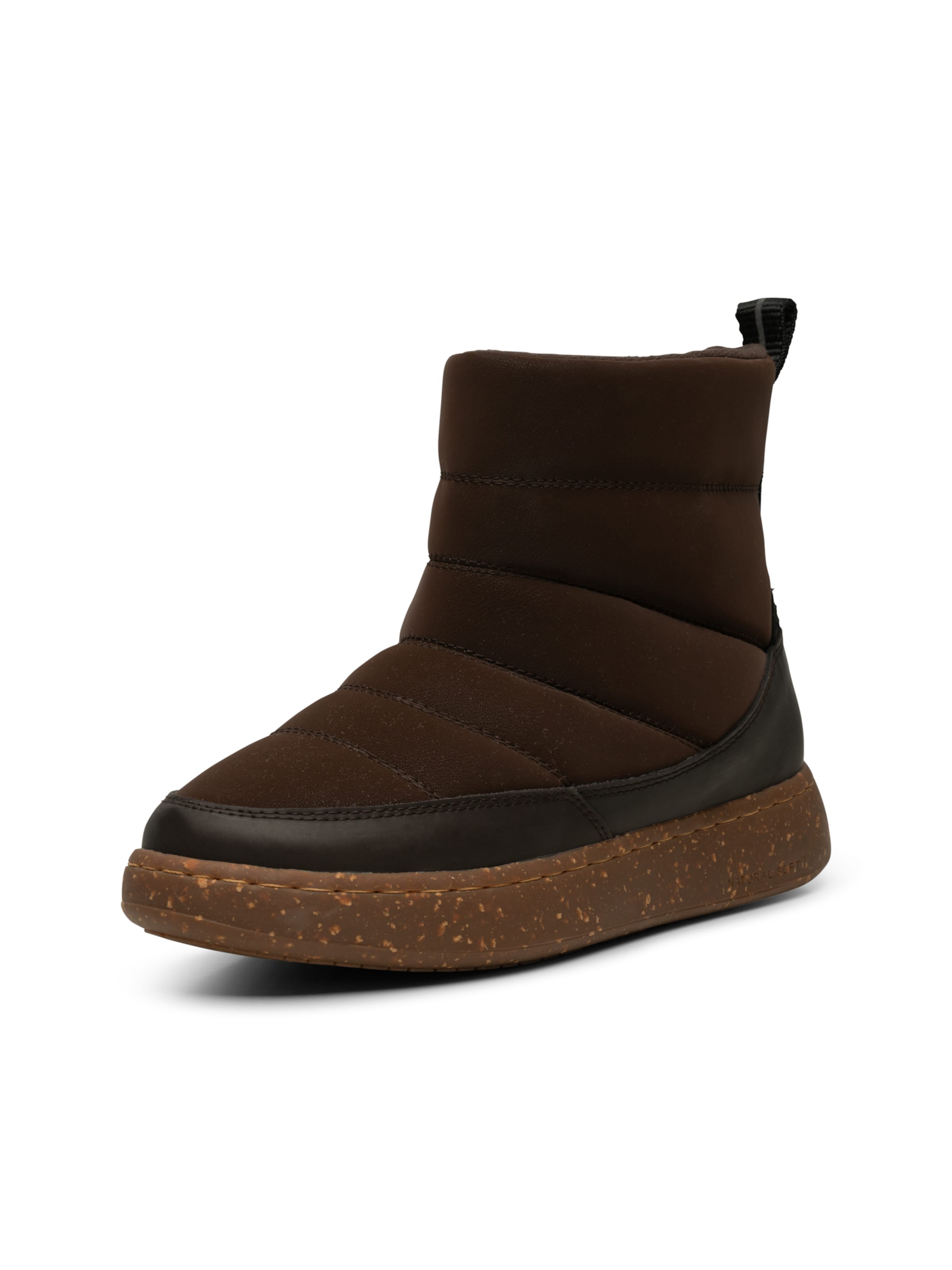 WODEN Snowboots 'Isa' i brun: forside