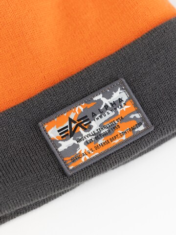 Bonnet ALPHA INDUSTRIES en orange