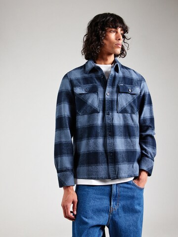 GARCIA Regular fit Button Up Shirt in Blue: front