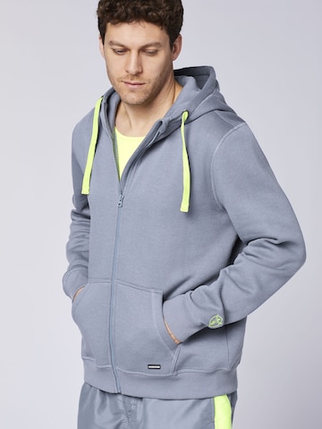 CHIEMSEE Kapuzenjacke ' mit Jumper-Logo ' in Blau