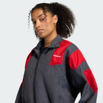 Veste mi-saison 'BLOCKED WASHED ZIPPED TRACK' ADIDAS ORIGINALS en noir