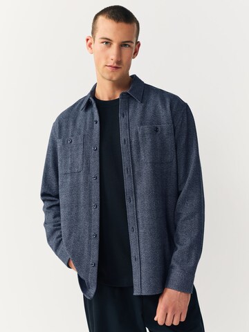 Next Regular fit Between-season jacket in Blue: front