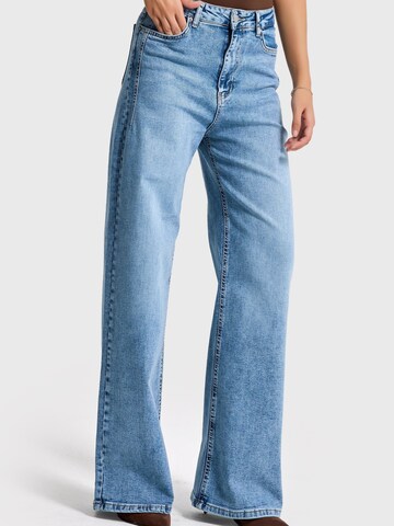 IT'S BASIC Wide leg Jeans 'WIDE HIGH RISE JEANS' in Blauw