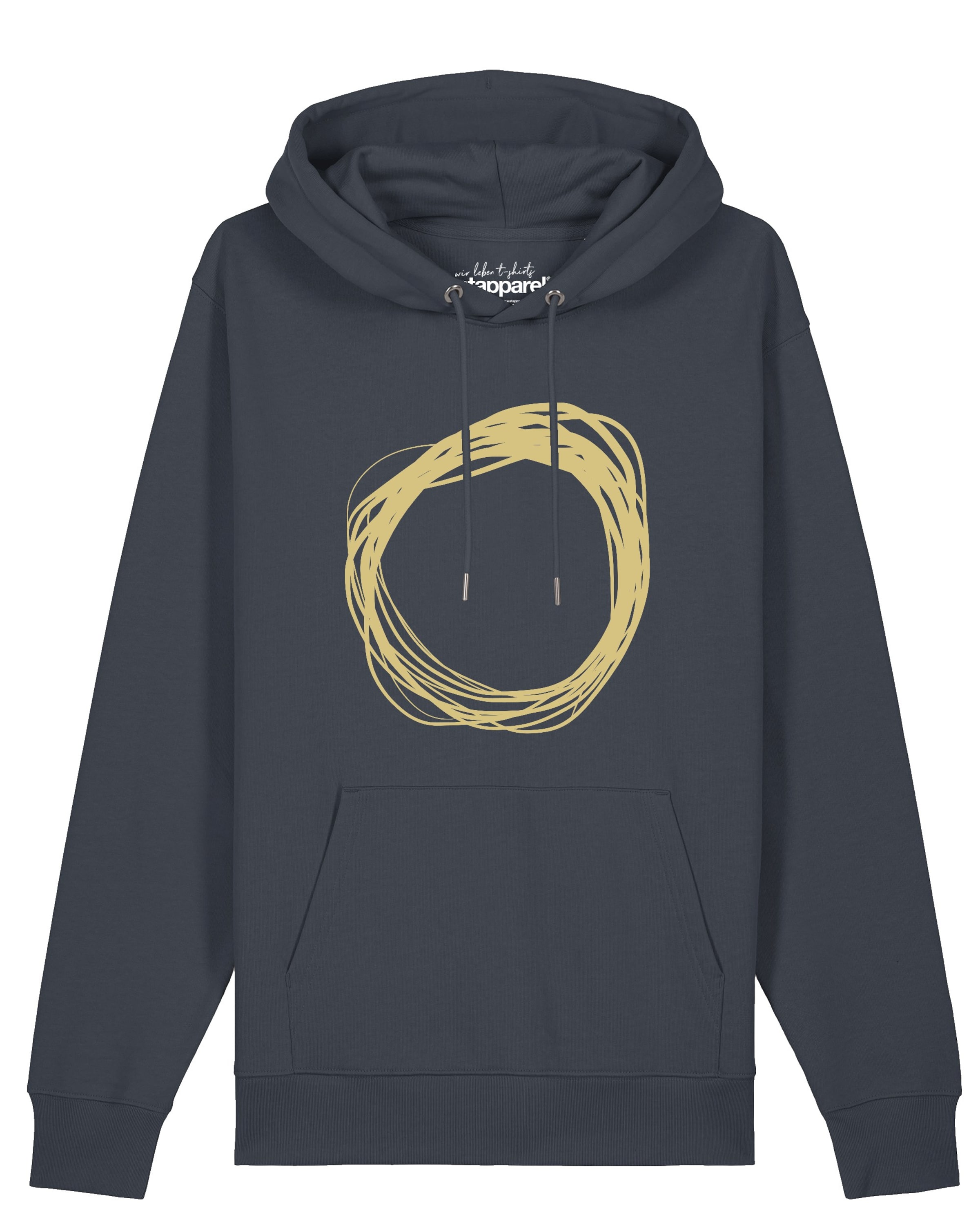 Watapparel Sweatshirt 'Kreis' in Grijs: voorkant
