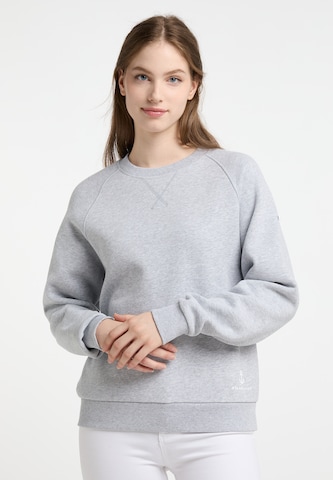 DreiMaster Maritim Sweatshirt 'Kilata' in Grijs: voorkant