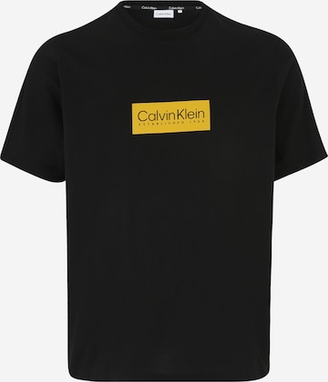 Calvin Klein Big & Tall Shirt in Black: front