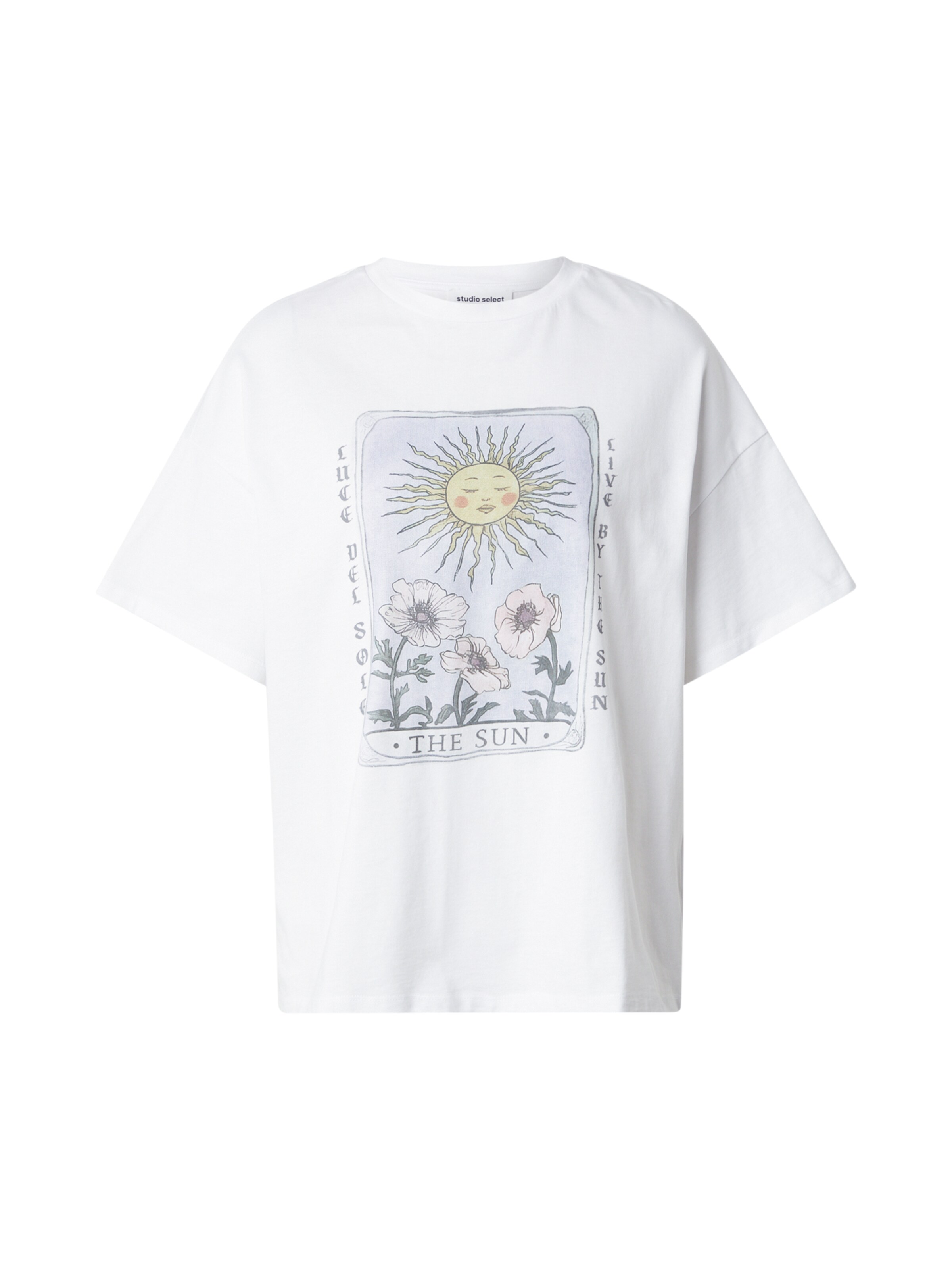 studioselect Koszulka 'Ellen' w kolorze biały: przód