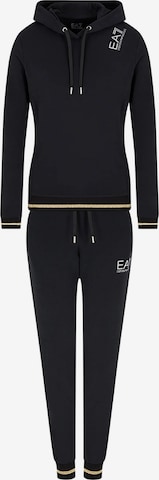 EA7 Emporio Armani Juoksupuku värissä musta: etupuoli