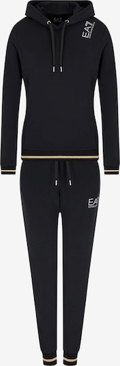 EA7 Emporio Armani Hausanzug in gold / schwarz / weiß, Produktansicht