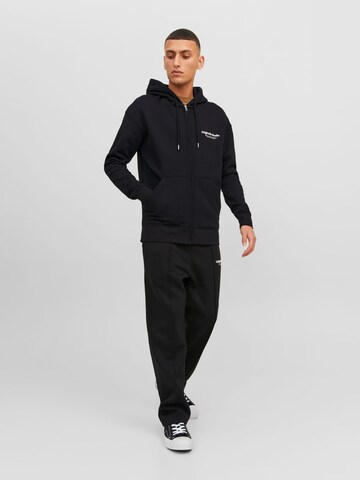 JACK & JONES Sweat jacket 'vesterbro' in Black