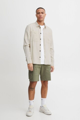 !Solid Regular fit Button Up Shirt in Beige