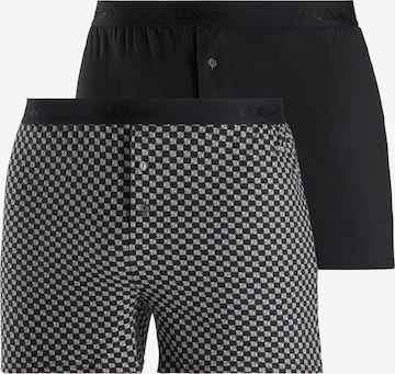 s.Oliver Boxershorts i grå: framsida
