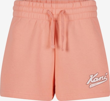 oranžinė Karl Kani Standartinis Kelnės: priekis