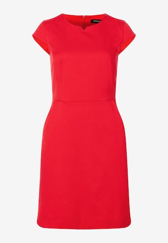 Robe fourreau MORE & MORE en rouge : devant