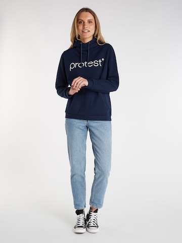 PROTEST Sweater 'CLASSIC LOGO HOODY' in Blue