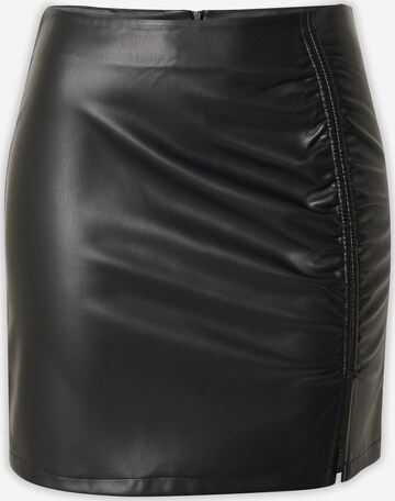 TOPSHOP Skirt in Black: front