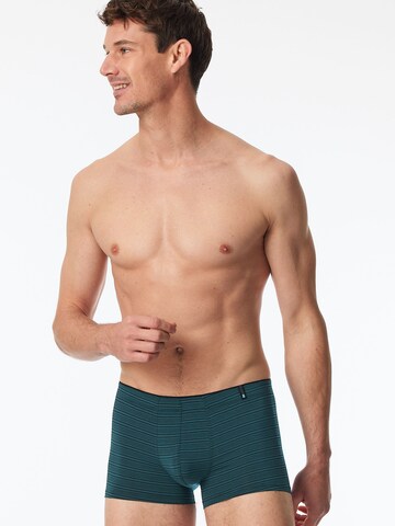 SCHIESSER Boxershorts ' Long Life Soft ' in Blauw