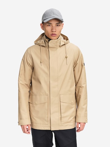 AIGLE Overgangsparka 'T-Kit' i beige: forside