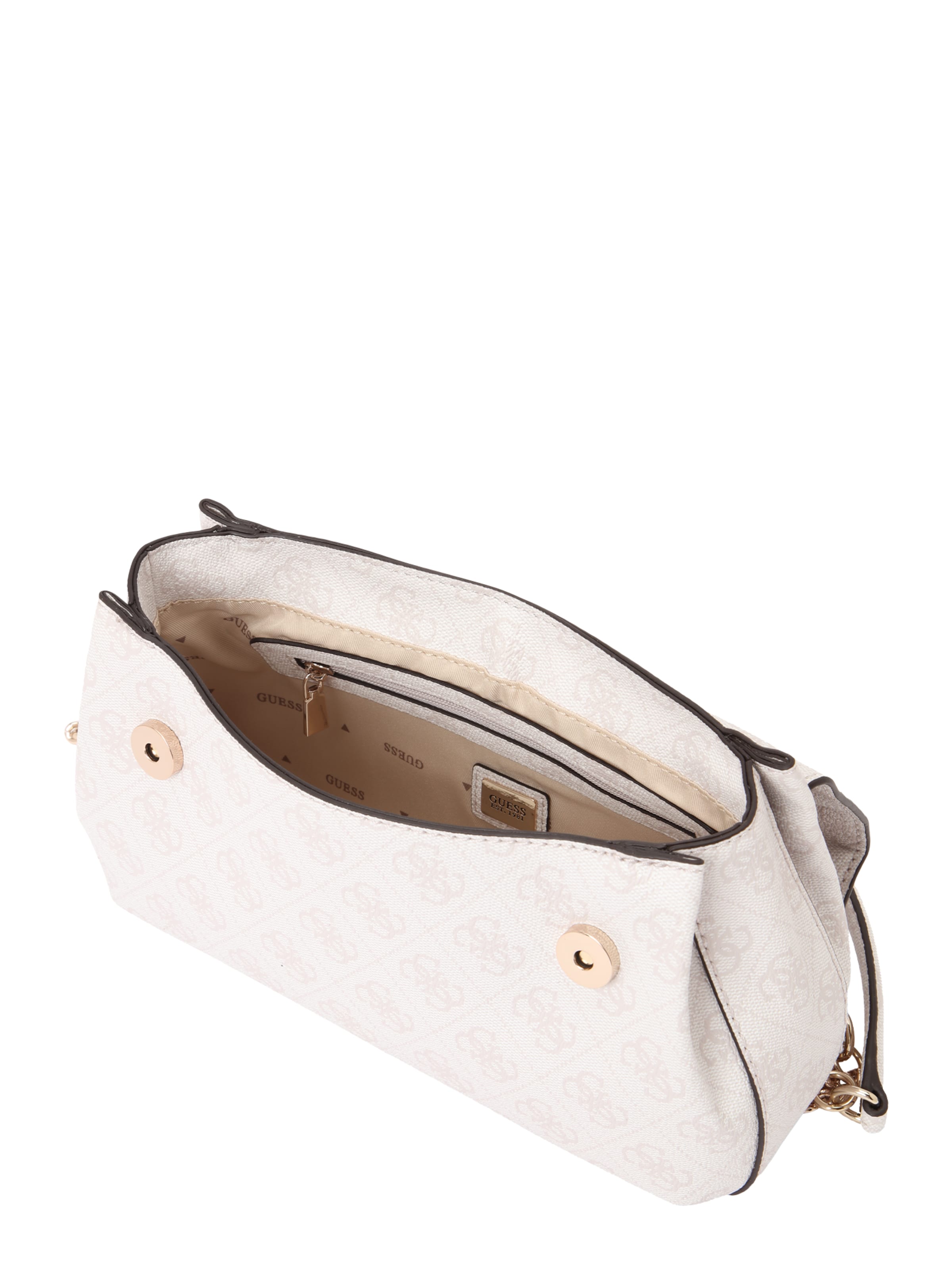 GUESS Shoulder bag 'KATYA CONVERTIBLE XBODY FLAP' in White
