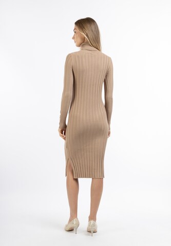 DreiMaster Klassik Knit dress in Beige