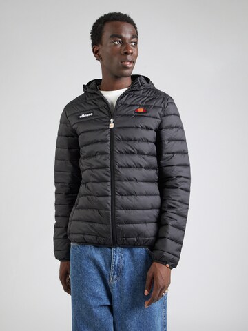 ELLESSE Tussenjas 'Lombardy' in Zwart: voorkant