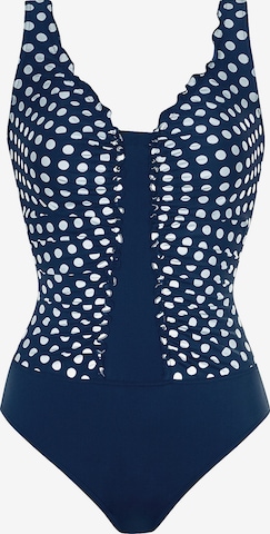 T-shirt Costume intero di SUNMARIN in blu: frontale