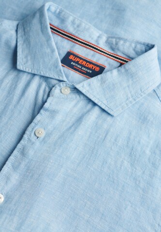 Superdry Regular Fit Hemd in Blau