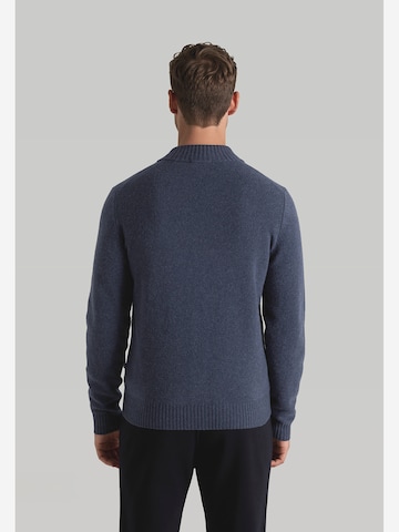 Vestes en maille MAERZ Muenchen en bleu : derrière