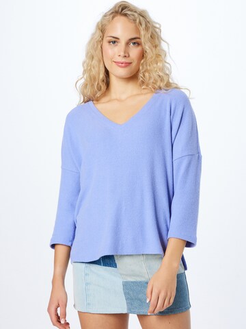 T-shirt TOM TAILOR DENIM en violet : devant