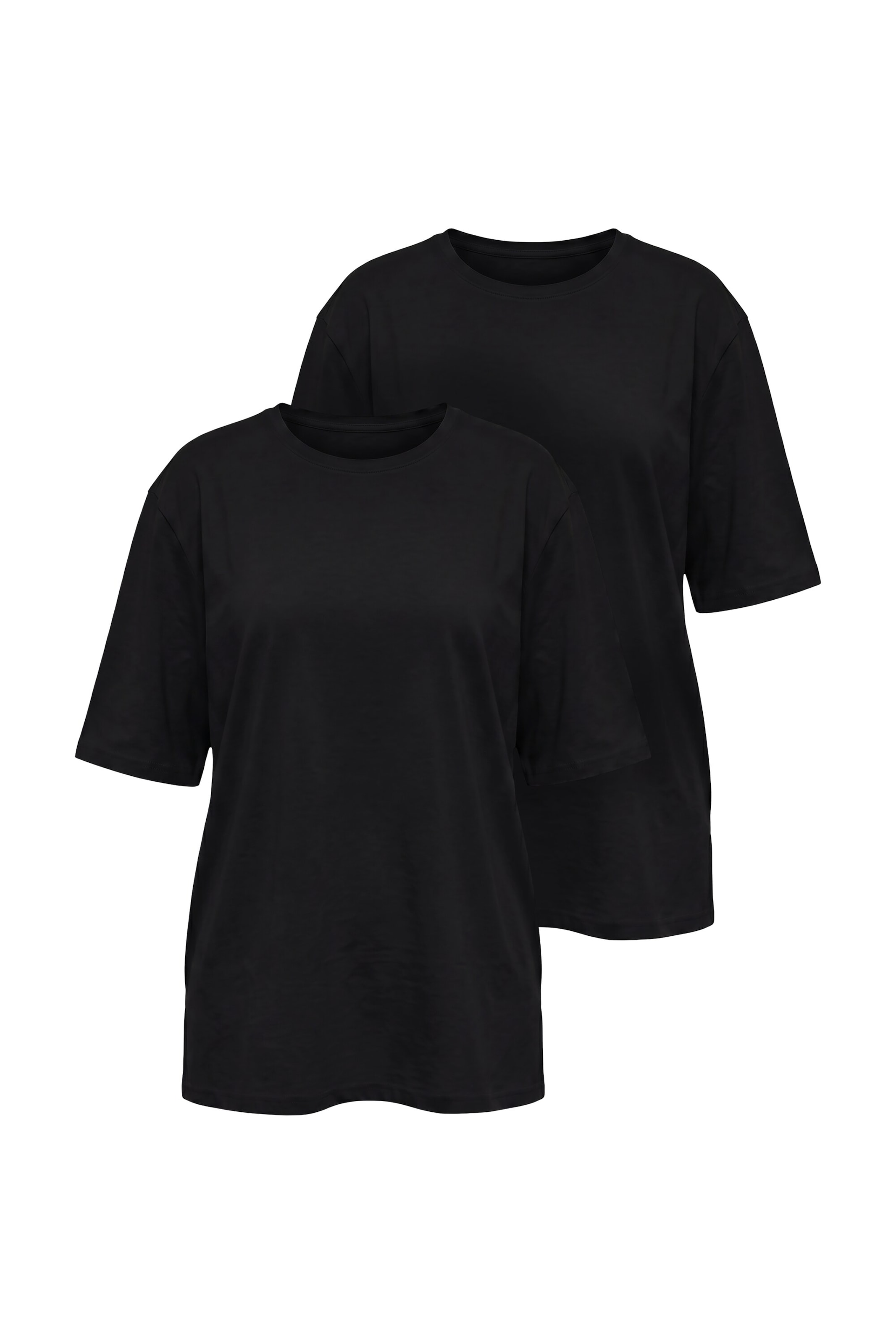 Ulla Popken Shirt in Schwarz: Vorderseite