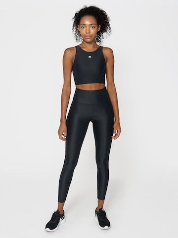 Col haut Soutien-gorge de sport 'Rhône' Horizon Athletic en noir
