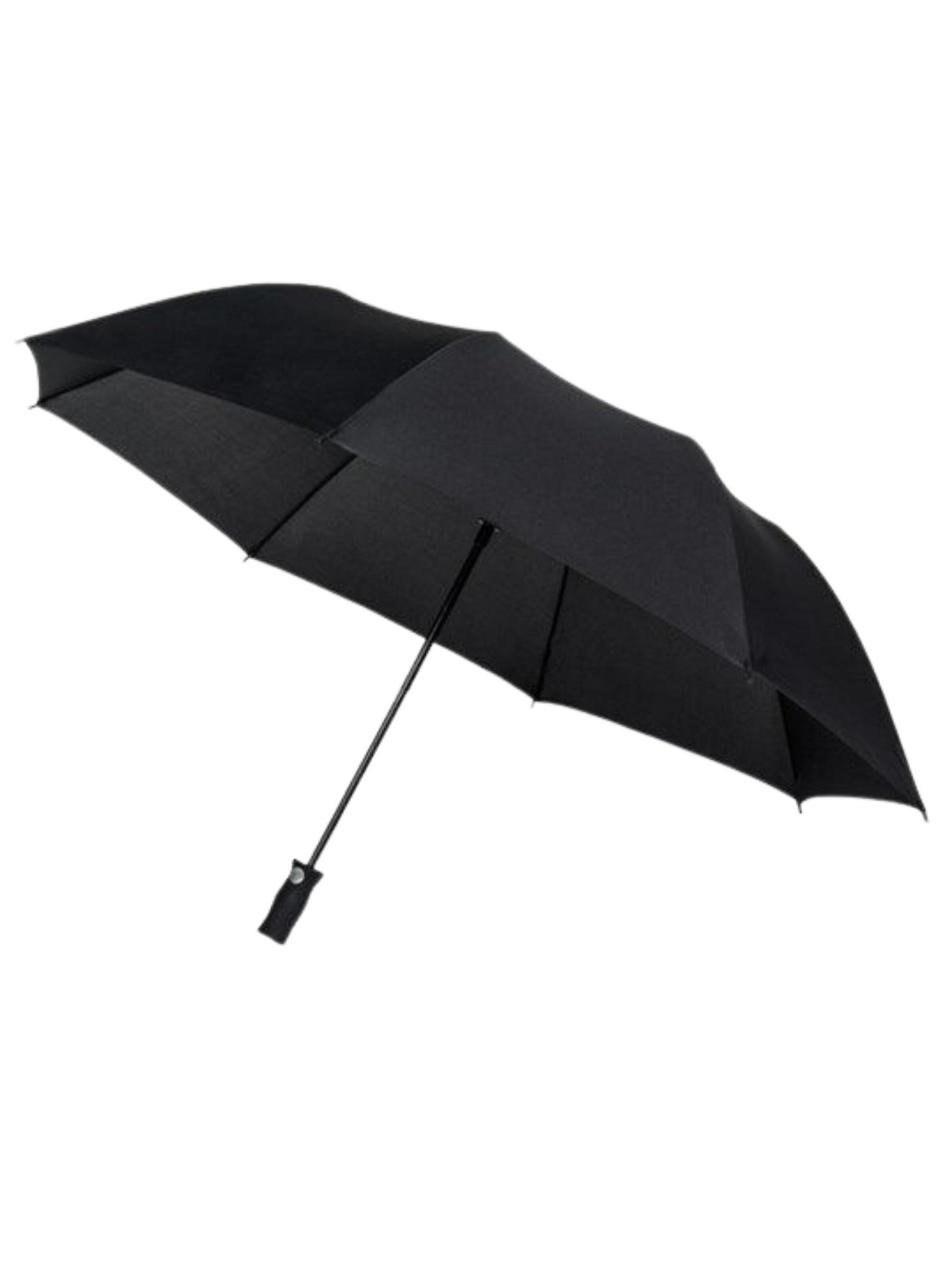 Parapluie 'Regenschirm - Faltbar - Automatisch - Winddicht - 120 cm' Maxte en noir : devant