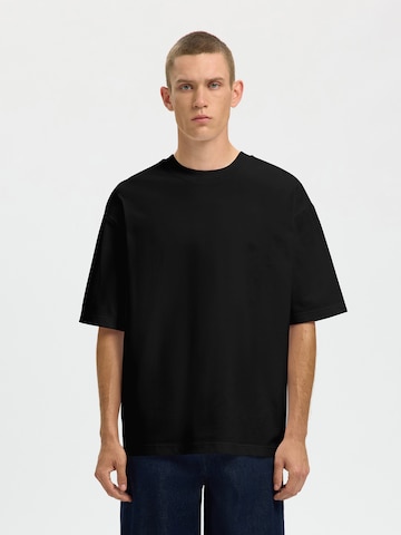 SELECTED Shirt 'SLHASPEN' in Black: front