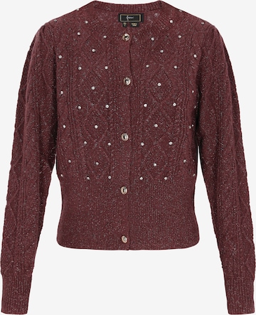 Cardigan faina en rouge : devant